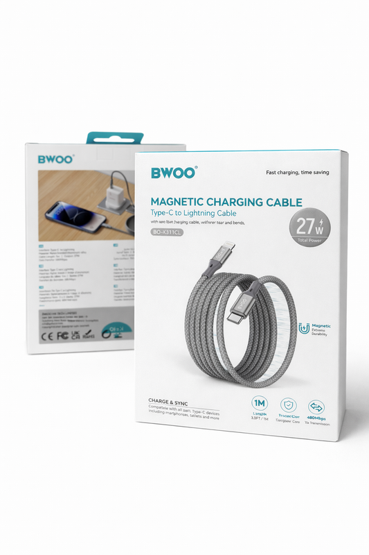 Cable Magnetico Type C - Lightning 27Watts