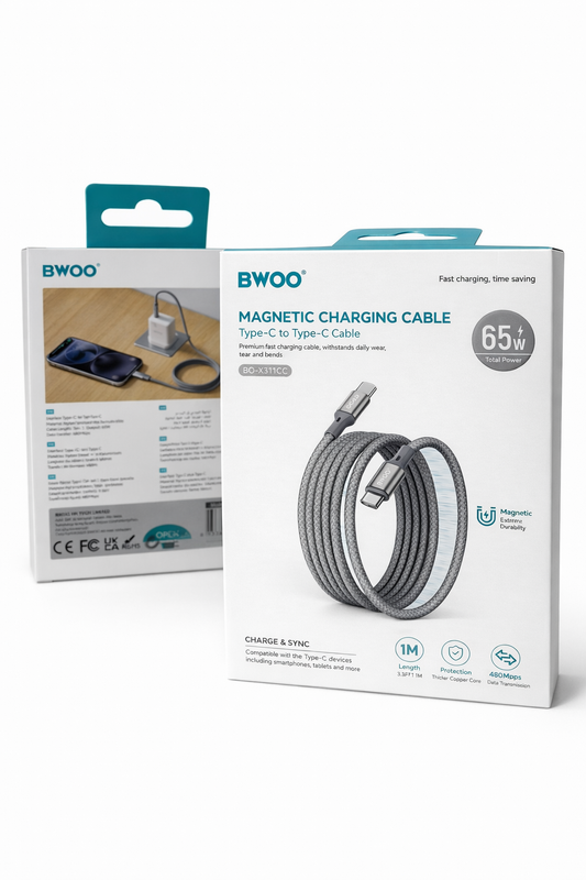 Cable Magnetico Type C -  Type C 65 Watts