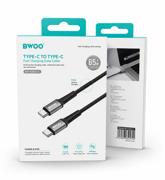 Cable punta metalica Type - c Type - c 65WATTS