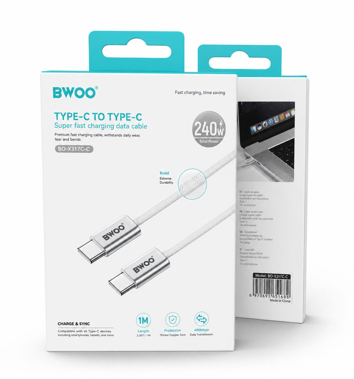 CABLE TYPE - C 240 WATTS